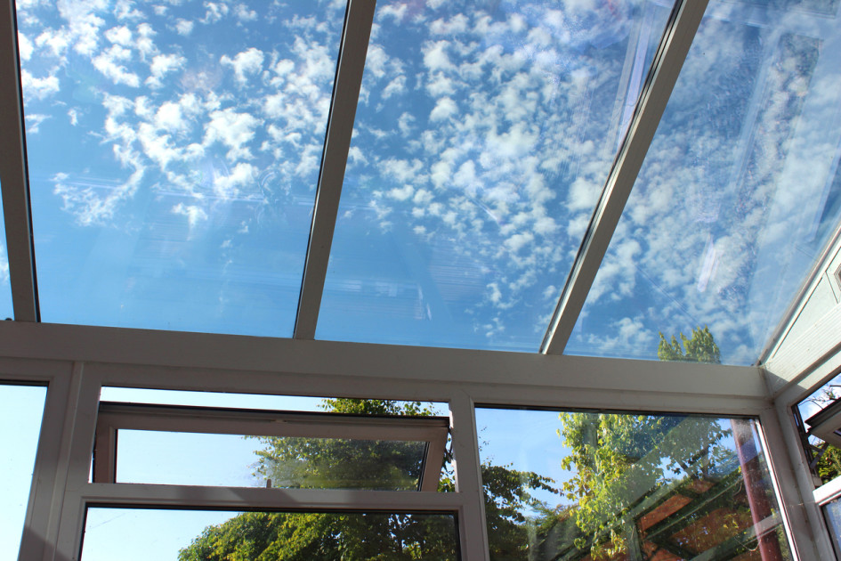 veranda vitre teintee